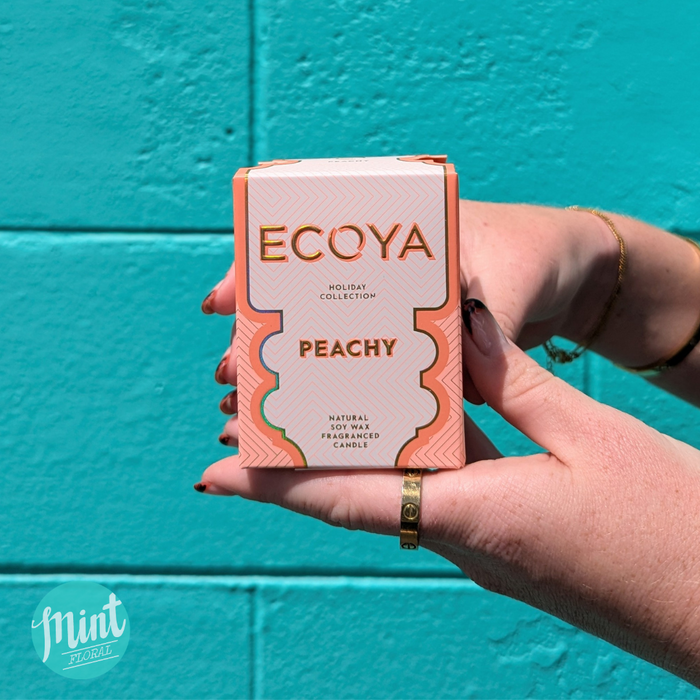 Ecoya Holiday Collection | PEACHY Mini Goldie Candle