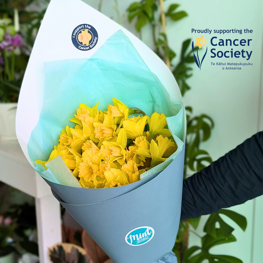 Daffodil Bouquet | Available from 27th August Supporting the Cancer Society NZ