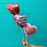 "Love" Heart shaped Balloon