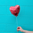 "Love" Heart shaped Balloon